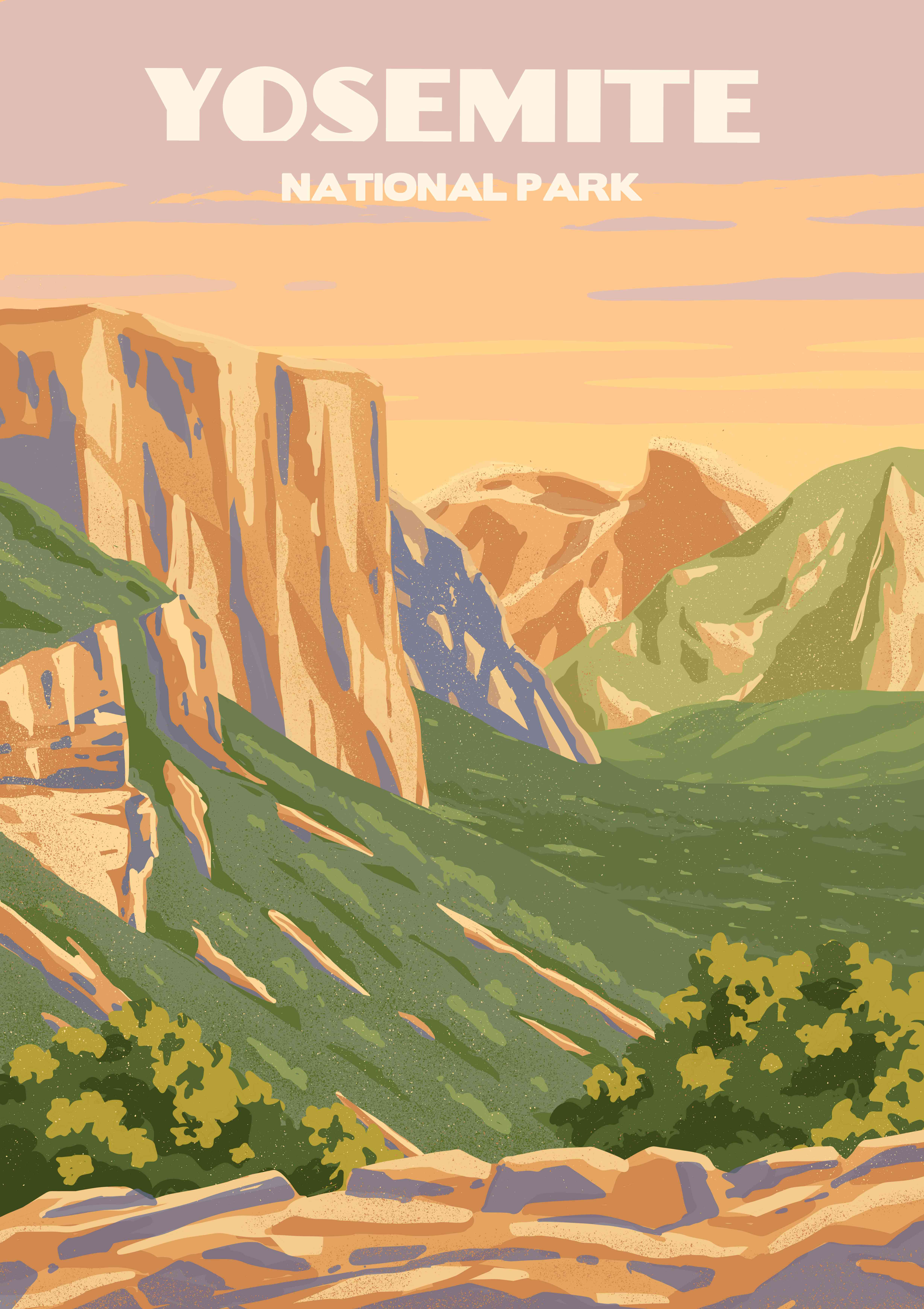 Example of Retro Vintage Style Travel Poster