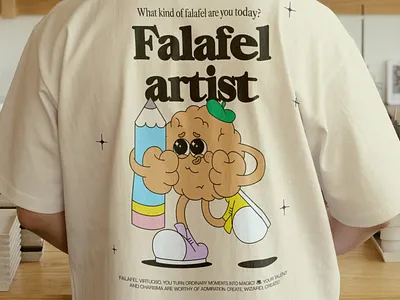 Meet All Falafel Alter‑Egos 🎉 butcherstudio design fun graphic design graphic graphic illustration mascot socialshare storytelling ui vector