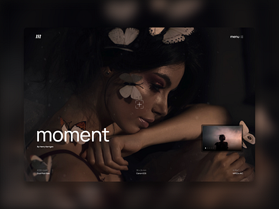 Moment | Photography Template blur framer graphic design images moody photography portfolio showcase template thumbnail ui ux visual
