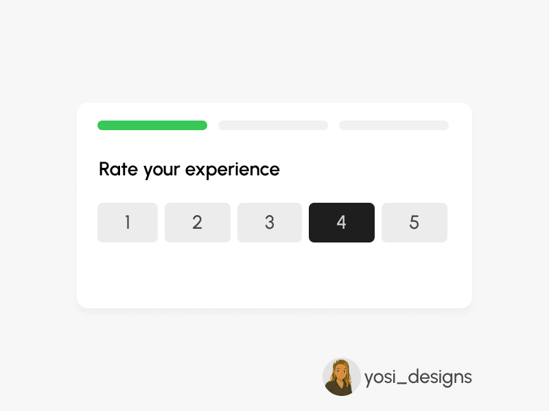 Feedback response card animation card feedback figma graphic design ui uiux uiuxdesign