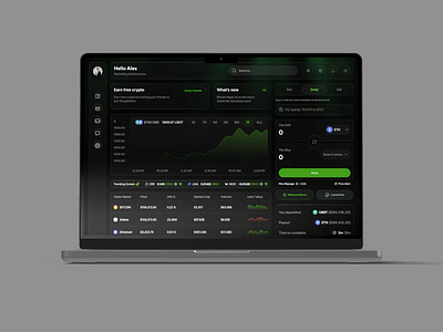 Dark Mode Crypto Dashboard UI cryptodashboard cryptoexchange currency swap darkmodeui dashboard design dashboard ui financialdashboard realtimeanalytics saas dashboard swap dashboard swap interface tokenswapui tradingdashboard uxuidesign web3design
