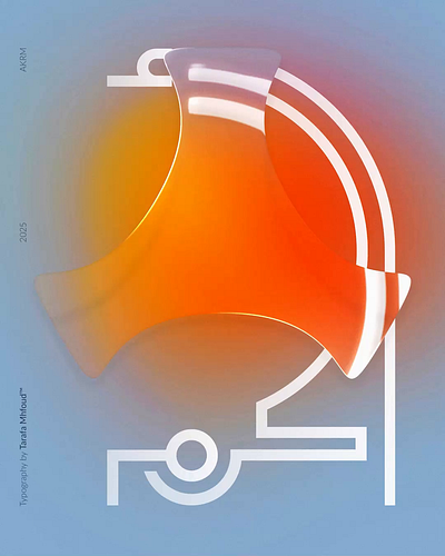 AKRM BY Tarafa MHFOUD™ | ARABIC TYPOGRAPHY animation arabic branding creativedesign design glass graphic design illustration liquidglass logo modernglass new shape star typography ui ux vector