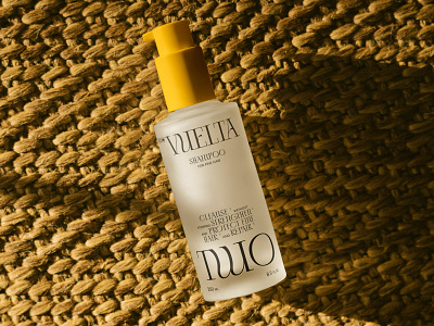 Font In Progress: AM Vuelta Elniño Studio beauty bottle contrast cosmetics display elegant hair high end lettering luxury packaging serif shampoo type typography