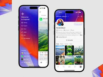 UI/UX Mobile App Design for Digital Platform for Innovation app funding platform innovation investment investors mobile networking platform projects startup startup platform