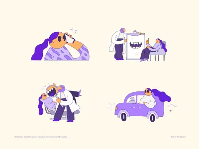 Branding and Web Design ✦ Dental Tourism branding business illustrations design digital art editorial illustration graphic design illustration pro create ui ui illustrations web design