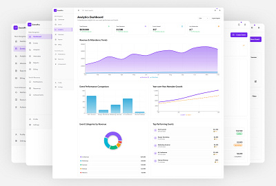 Event Management System Dashboard UI animation branding business dashboard ui ecommerce event management system modern motion graphics mvp oraganizer dashboard order form payments payouts ticket system ui user experience user interface design ux web app web template