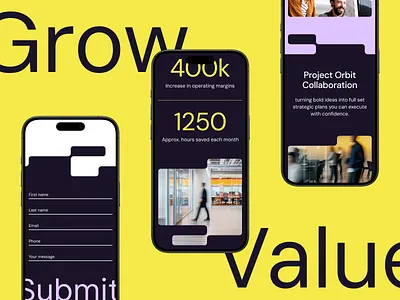 Enhance Website b2b brand branding consulting tech ui ux website
