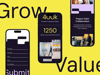 Enhance Website b2b brand branding consulting tech ui ux website