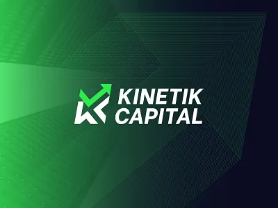 Kinetik Capital Logo arrow logo branding capital checkmark logo design finance finance logo funding graphic design logo logo design logo designer logo mark minimal logo monogram