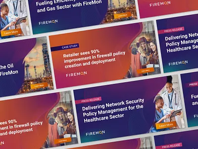 FireMon Industry Digital Ads ads branding design digital ads digital marketing graphic design illustration social