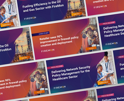 FireMon Industry Digital Ads ads branding design digital ads digital marketing graphic design illustration social