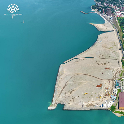 Ambassadori Island Batumi 2d ae aftereffects animation area island motion graphics motiondesign