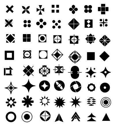 Geometric Icon. abstract shapes