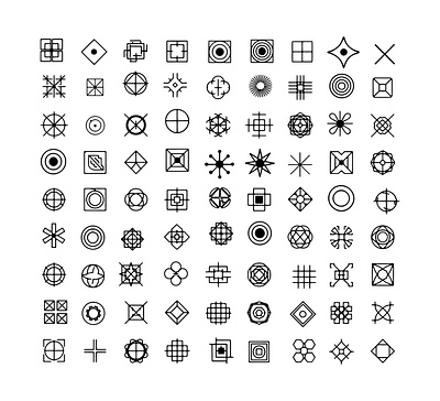 Geometric Icon. abstract shapes
