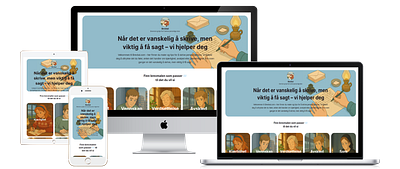 Brevbal – når følelsene er større enn ordene manga webdesign