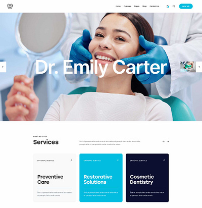 Stomatology - Dentist & Dental Clinic WordPress Theme design illustration ui web design web development webdesign woocommerce wordpress wordpress theme wordpress themes