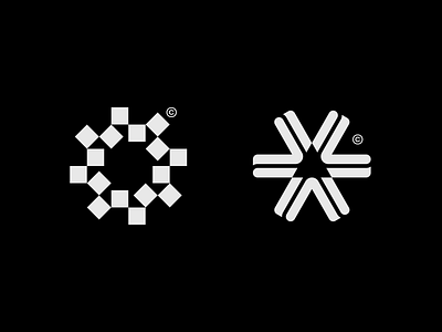 Logo concepts for a music service and software dev. ai bold branding crypto design development graphic design logo logo design logotype monogram music production simple triangle