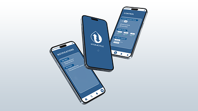 Hydracycle App Design: UI/UX Case Study app graphic design illustrator logo photoshop smart ui ux