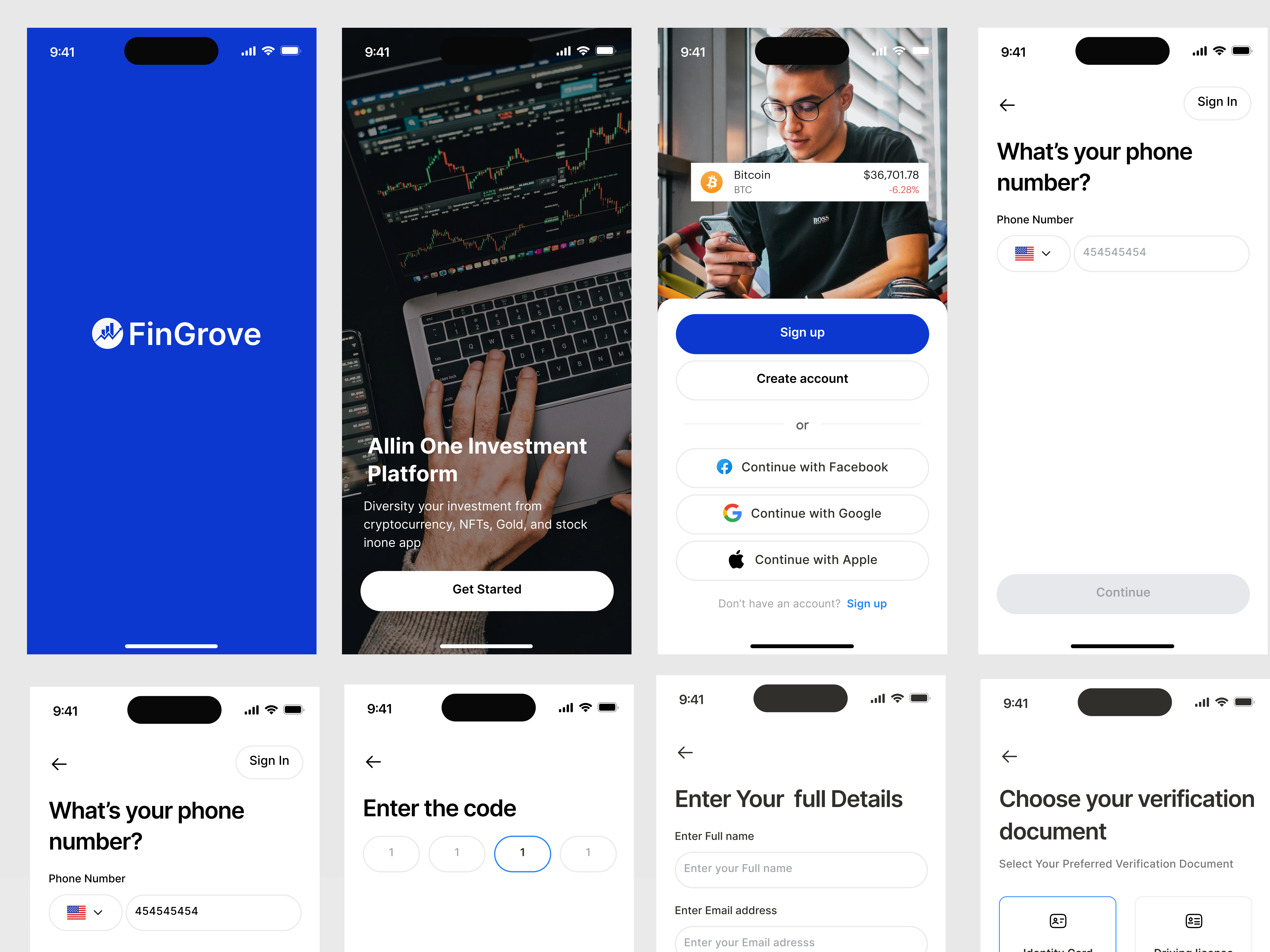 Example of UI UX Design For Mobile App 