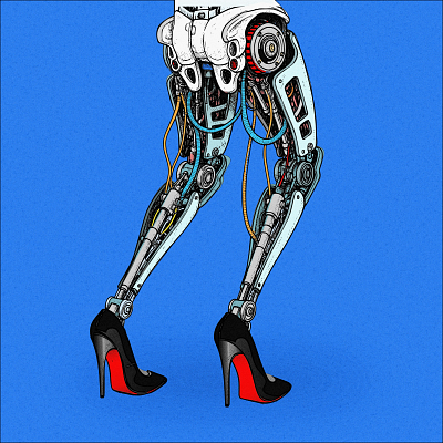 robottom teardown doodle illustration noise robot robottom shunte88 stripped teardown vector