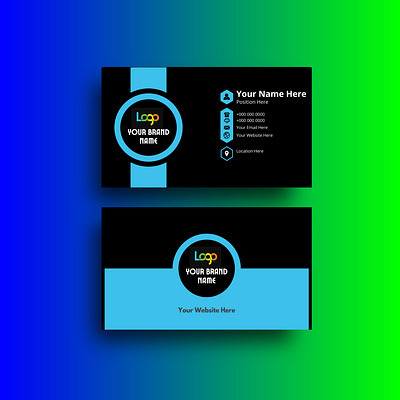 Modern Business Card Design branding business card card corporate creative customizable design editable graphic design illustration logo modern modern design name card personal card professional unique unique design vector visiting card