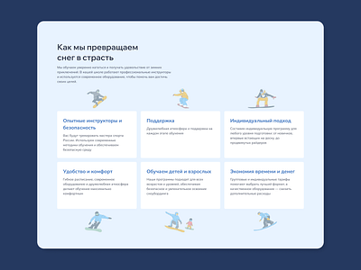 Landing page for a snowboarding school creativelandingpage design snowboarding snowboardingschool snowboardlanding sportschoolwebsite sportslandingpage sportui ui uiux uiuxdesign webdesign winterdesign wintersports wintersportsdesign