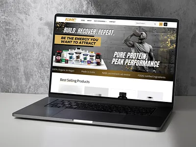 Website Design | Wellness & Nutrition Crafted a modern, respons app appdesign branding design ecommerce figmadesign full ui heathcare html landingpage nutrition shopify ui ux web design website website design wellness wireframe wordpress