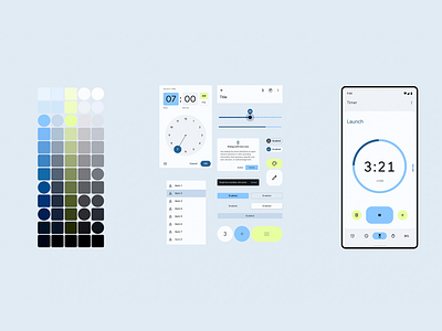 Modern Minimal Kit Design app elements app system branding clean components design system digital branding flat design interactive kit interface branding kit kit design minimal design mobile interface modern kit product interface screen design showcase visual identity