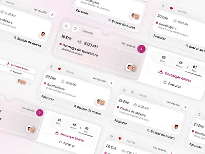 Trip History android bus dashboard design download figma ios liquid glass my profile travel ui trips ui user centered ux wallet
