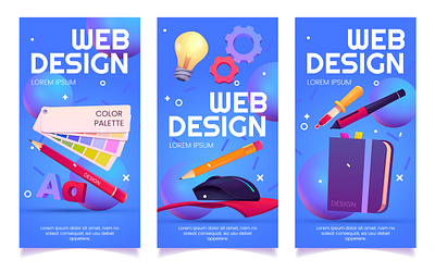 web design vertical banners web design
