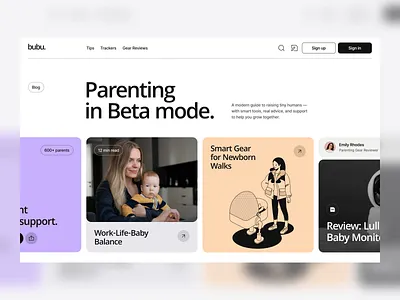 bubu. website home page design illustration interaction motion motion design motion graphics taking care ui ux web web animation web interaction website website design website interaction