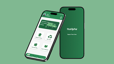 PickUpPal - Smart Waste Pickup & Recycling App UI
