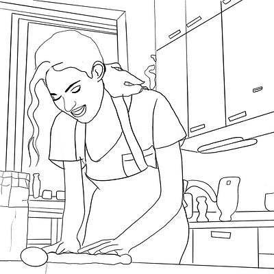 Illustration drawing illustration