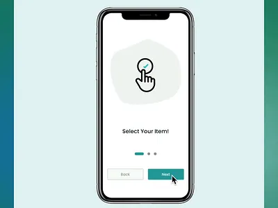 Multi-step Onboarding Screen Interaction Practice animation graphic design motion graphics onboarding screen ui user interaction ux