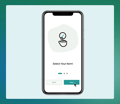 Multi-step Onboarding Screen Interaction Practice animation graphic design motion graphics onboarding screen ui user interaction ux