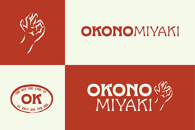 Unused logo design Okonomiyaki adventure branding illustration logo retro