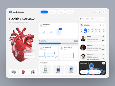 Smart Medical SaaS & Healthcare Platform dashboard doctorr healthcare healthcare dashboard medical dashbo saas webdesign
