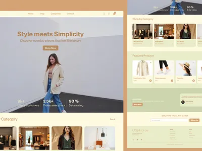 E-commerce Homepage UI 🛒