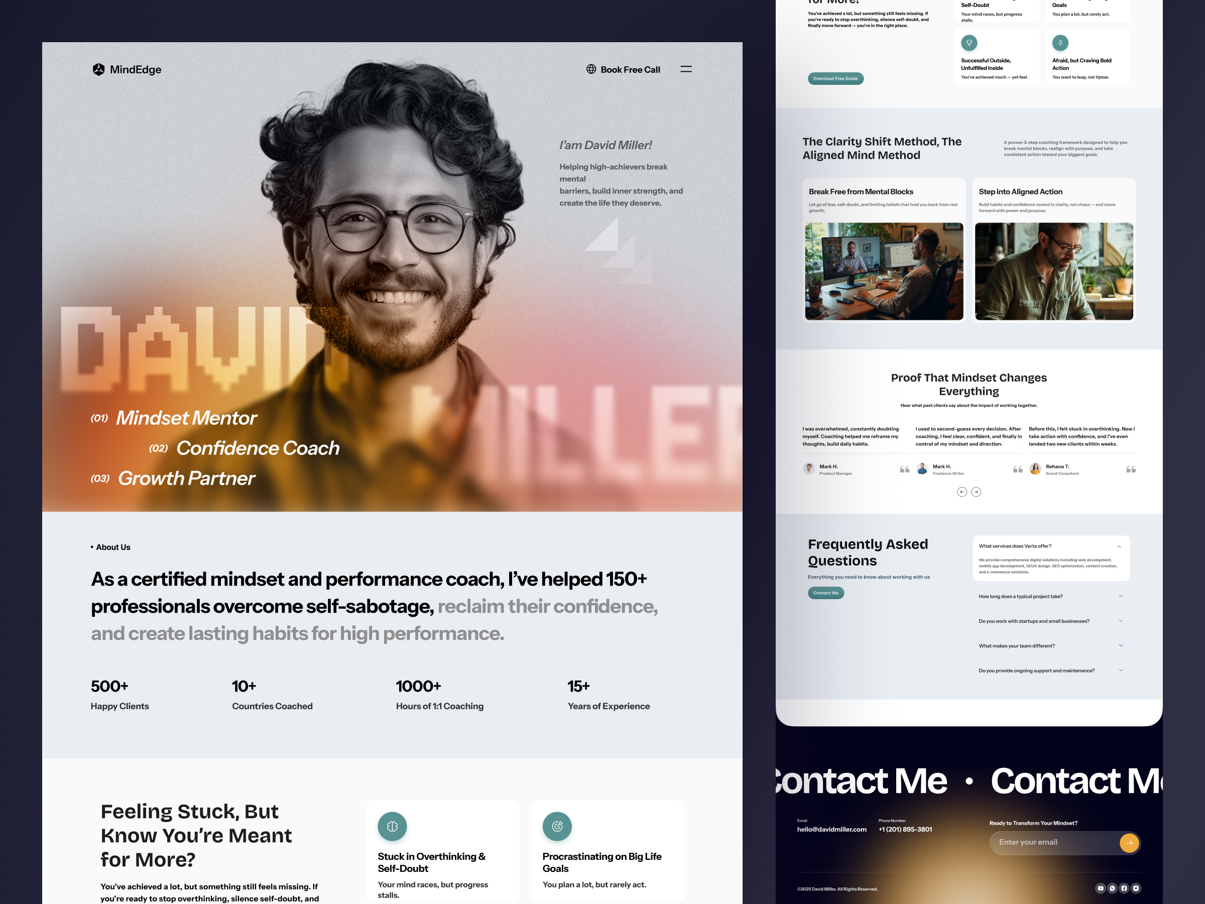 Example of Custom Website UI/UX Design (Figma)