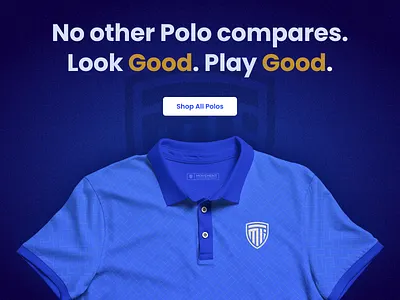 MTI Polos blue full screen polo splah tshirt ui ux
