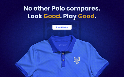 MTI Polos blue full screen polo splah tshirt ui ux