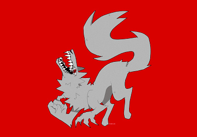 Lone Wolf | Original Illustration illustration original art procreate