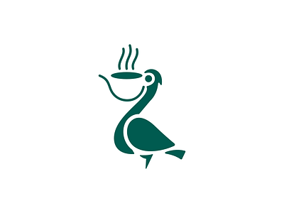 pelican coffee brand branding coffee design graphic design illustration logo logodesign logodesigns pelican vector