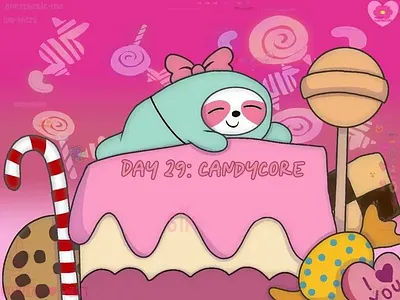 Julesthetic Day 29 (late): candycore art post art tag digital art drawing fan art illustration