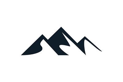 Mountain Logo branding business clean climb creative graphic design hiking icon identity landscape logo minimalist mountain nature silhouette symbol