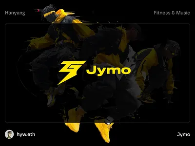 Jymo | Fitness & Music | Brand Logo bitcoin blockchain brand branding btc crypto design fitness icon illustration minimal minimalist music nft ui web3