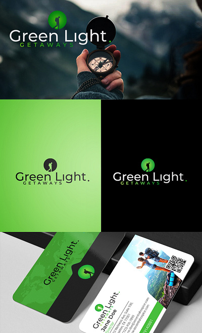 green light logo branding logo logo design minimalist minimalist logo modern modern logo travel logo