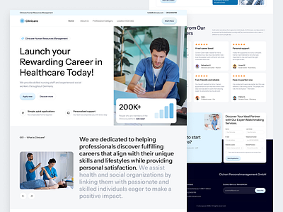 Clinicare - HR Recruitment in Healthcare care giver recruitment care job portal doctor booking healthcare healthcare careers healthcare recruitment healthcare talent hospital management hospital recruitment hr landing page human resource management job board job portal job recruitement landing page medical recruitment nurse hiring platform nursing job platform online job social work recruitment