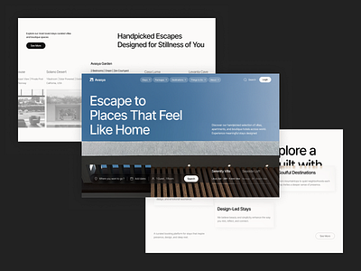 Avasya - Real Estate Booking Website booking booking landing page clean design landing page landing page design real estate real estate booking website real estate landing page real estate website resort ui uiux uiux design ux villas web web design website website design