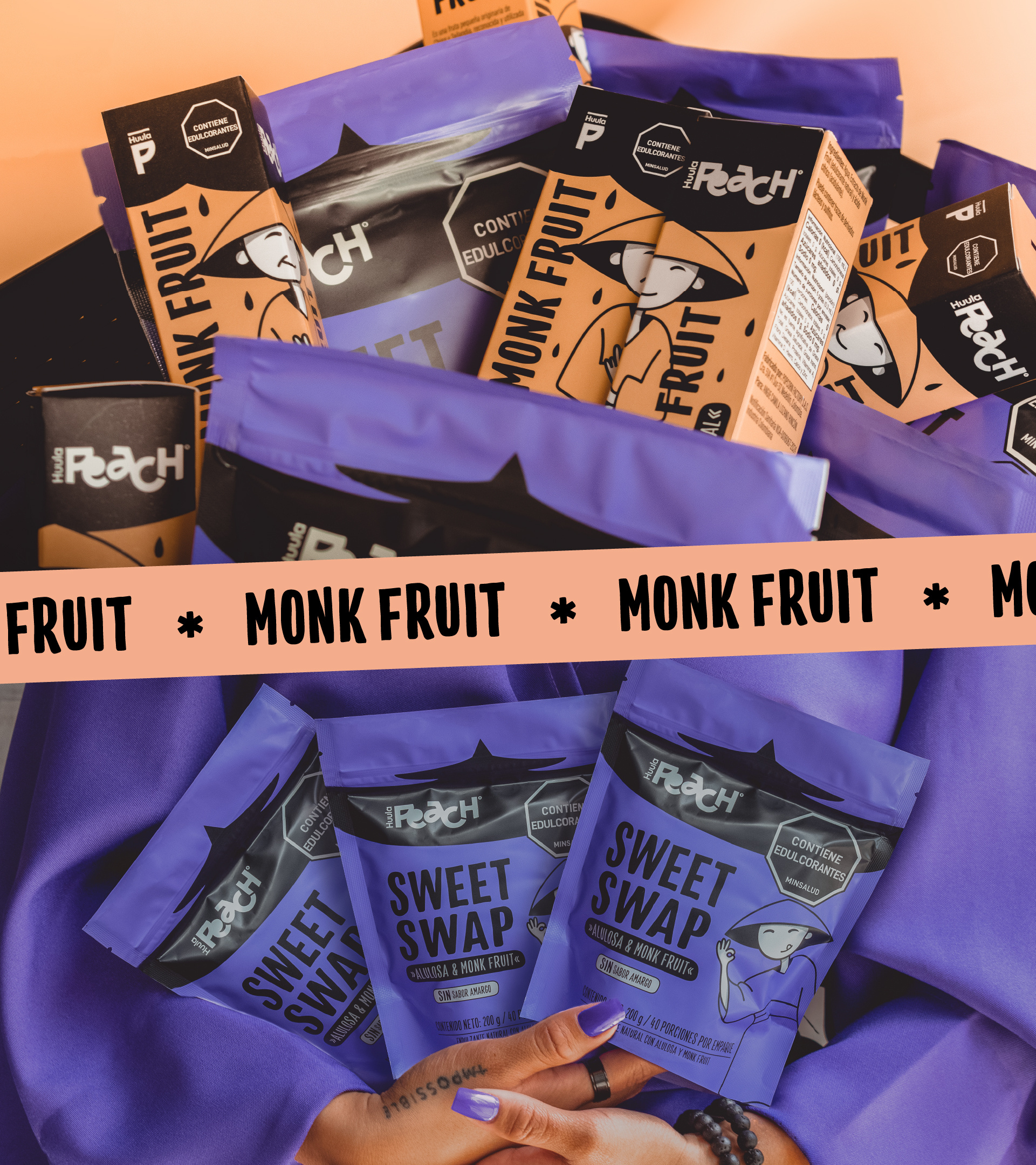 :: Monk Fruit :: brand design branding design graphic design illustration logo typography